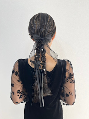 編み下ろしツイン