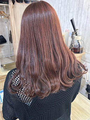 ブリーチなしダブルカラー×ラベンダーピンク