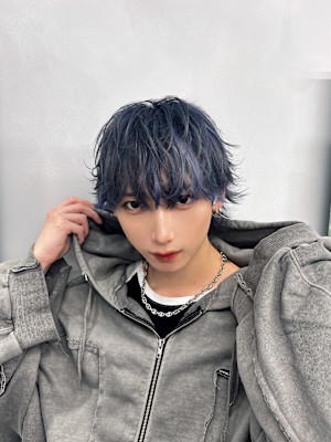 メンズアイドル風マッシュウルフ/メンズウルフ/ウルフカット