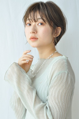 大人かわいいショートボブ/30代/40代/50代