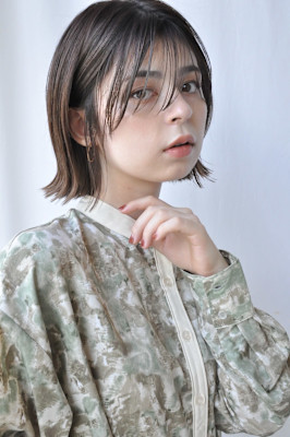 大人ボブ/外ハネ/30代/40代/50代