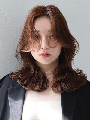 韓国風カールロング