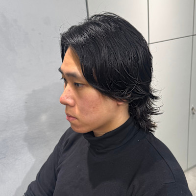 「NIKO」大人ウルフパーマ　メンズミディアム　福岡天神