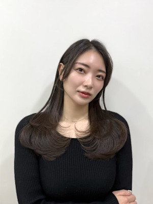 顔周りレイヤーで可愛く