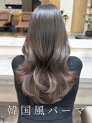 韓国風パーマ/コテ巻き風パーマ/デジタルパーマ