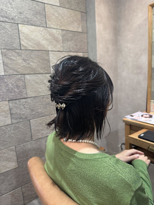 結婚式ヘアセット