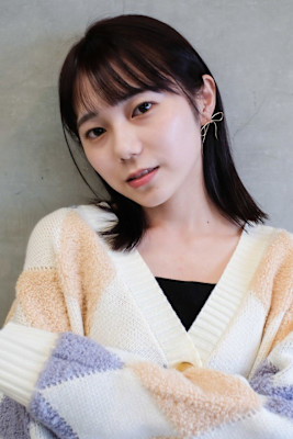 切りっぱなし×ダークブラウン