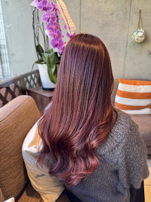 冬に映える赤味カラー