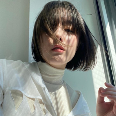 小顔似合わせカットナチュラル丸みショートボブハンサムショート