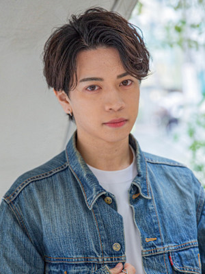  【小久保style】メンズカットツーブロックツイストウルフ