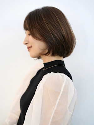 20代30代40代/ひし形ボブ/グラデーション/清澄白河