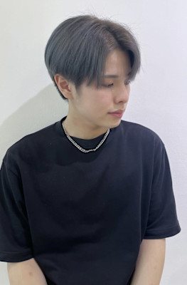 センターパート×シルバー