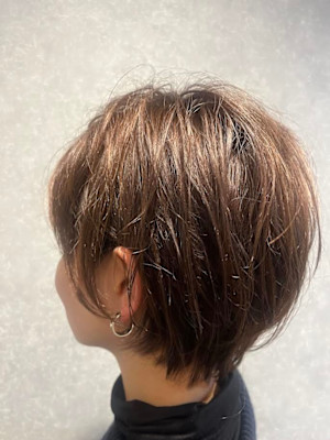 【ナチュラルタイプ】ママ必見★　　耳掛け★大人BOB　