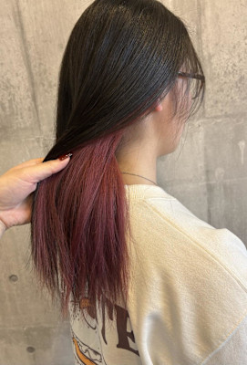 インナーカラー／ピンクレッド【ARCH Emi】