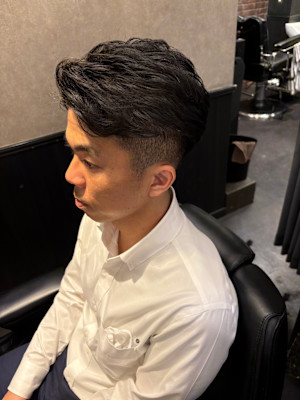 ツーブロック フェード