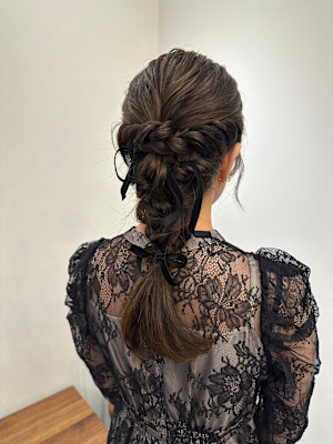 池袋 ヘアセット ヘアアレンジ 編み下ろし♪