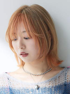 オレンジセクションカラーミディ 【FIRST】酒井心輝