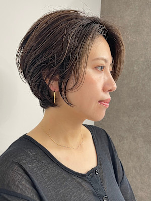 大人丸みショート