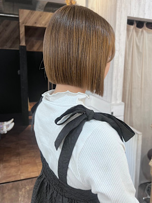 ダブルカラー×アッシュベージュ