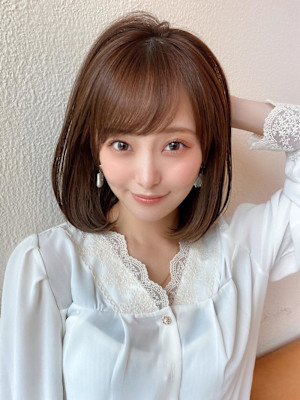 大人ボブ/ショートボブ/30代40代50代/ネビージュ