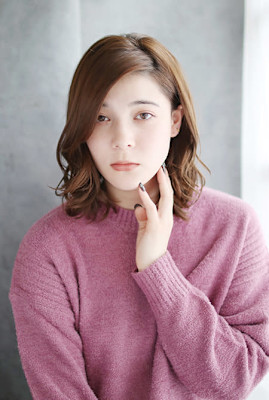 20代30代40代　大人似合わせかきあげレイヤー