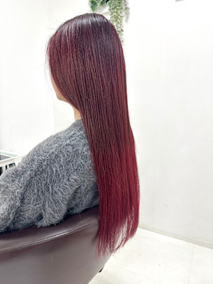 ワインレッドグラデーション