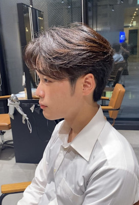 ◎毛流れの綺麗なセンターパート