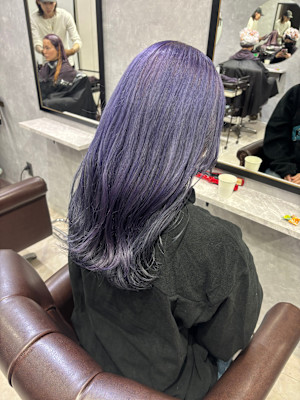 ラベンダーカラー×ブリーチ
