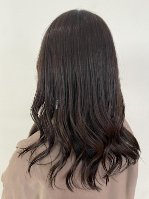 セミロング/レイヤー/ブラウン