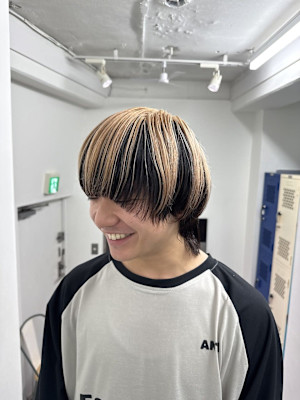 マッシュウルフ×アンブレラカラー