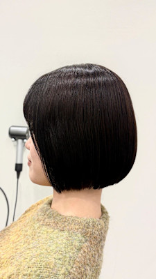 [RATIO 国分寺uruna 丸みのある前下がりボブ]