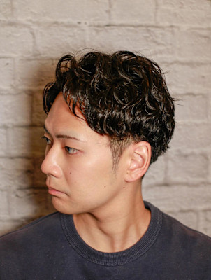 アップバング✖波巻き