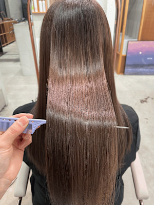 髪質改善カラー/艶髪/ブラウンカラー