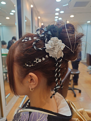 成人式ヘアセットのみ￥9,900★リハーサル付き★