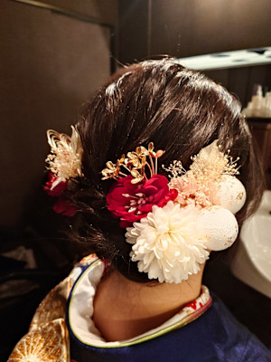 成人式ヘアセットのみ￥9,900★リハーサル付き★