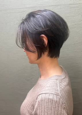 大人オリーブブラウンショート