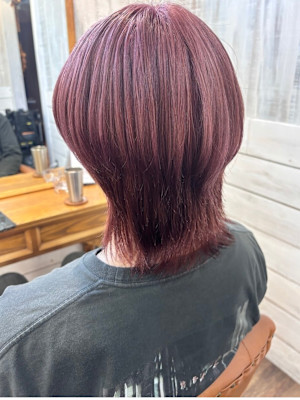 ケアブリーチ×ピンク