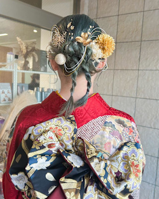 【hinari】成人式ヘアセット/カチモリヘア