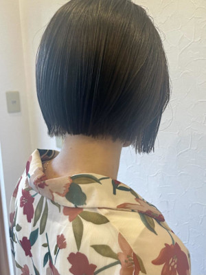 大人可愛い/艶ボブ/ナチュラル