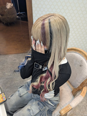 デザインカラーで可愛くイメチェン