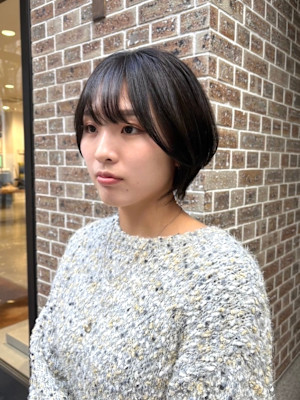 丸みショート/ダークグレー/メルティショート