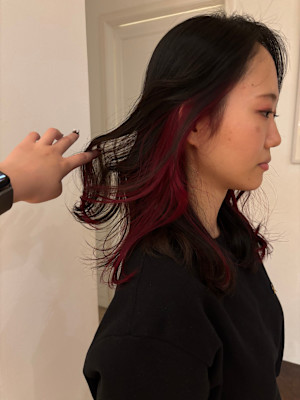 インナー／レッド／赤/ミディアム／ワインレッド