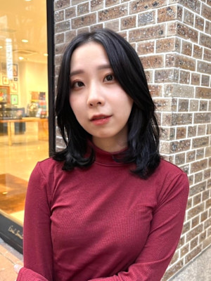 ハイレイヤー/ウルフレイヤー/ダークグレー/外国人風