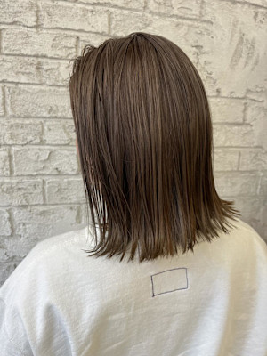 30.40代白髪ぼかしダブルカラーベージュ20680円