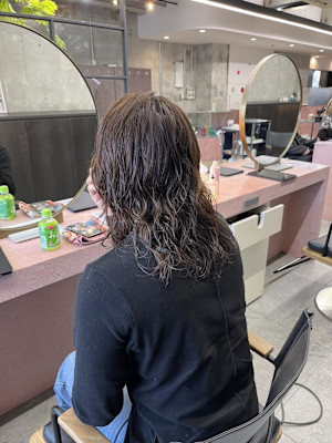 ミディアムパーマ