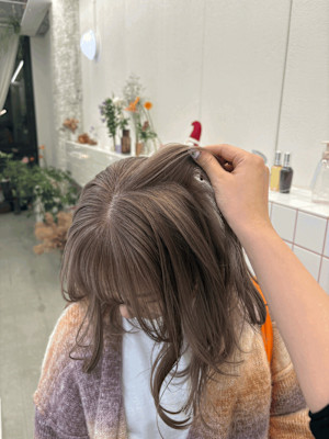 《花屋併設》ミルクティーカラー