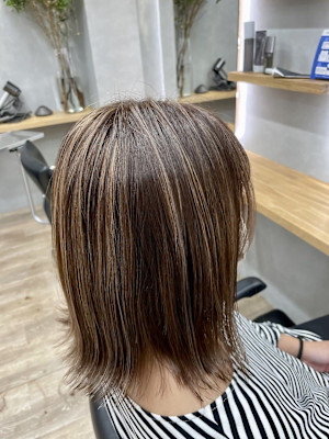 G 白髪ぼかしハイライト