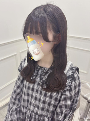 ぱっつん前髪×太め流しバング×S字後れ毛＊まゆ