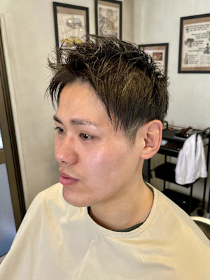 【20代 男性】ロンドンツーブロック（大宮/バーバー）