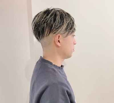 ３Dカラーのメンズ２ブロ